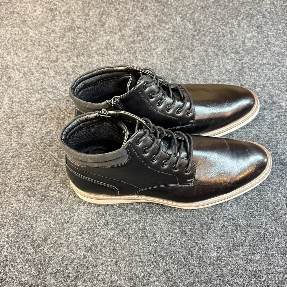 steve‎ madden mens p jellen boots black size 12